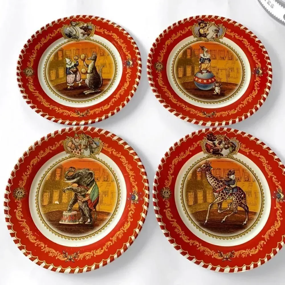 Restoration Hardware Tin Circus Plates
